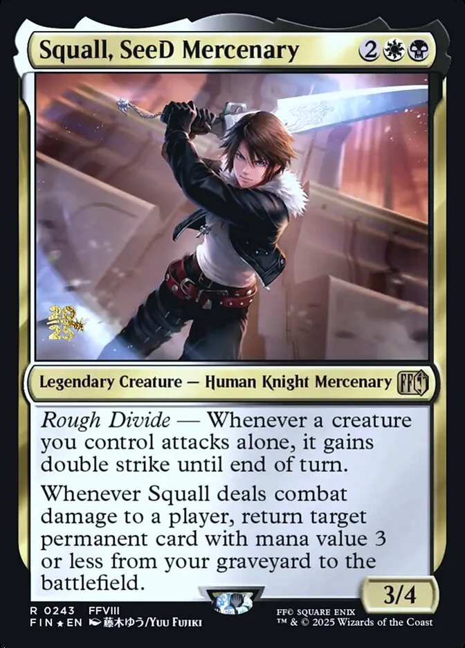 Squall, SeeD Mercenary (Final Fantasy Promos) - Magic: The Gathering in TCG Land