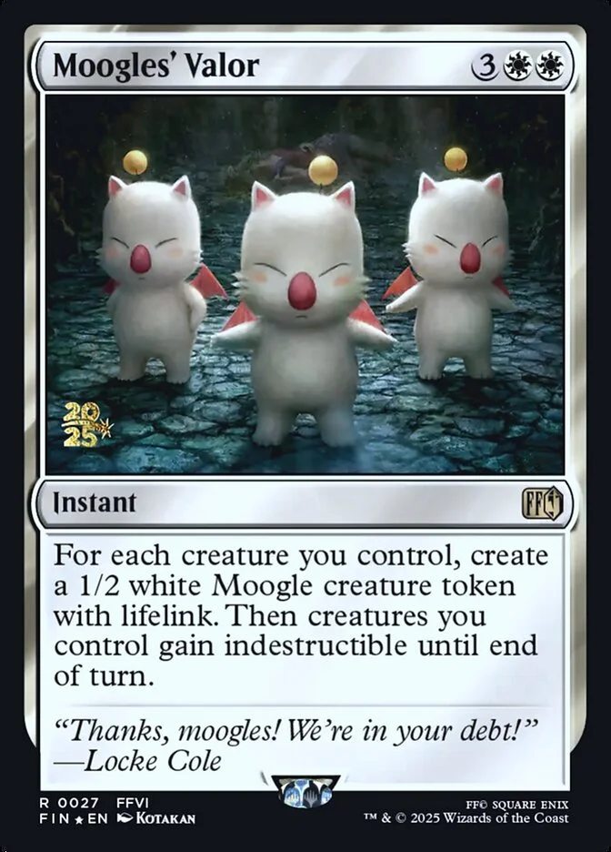 Moogles' Valor (Final Fantasy Promos) - Magic: The Gathering in TCG Land