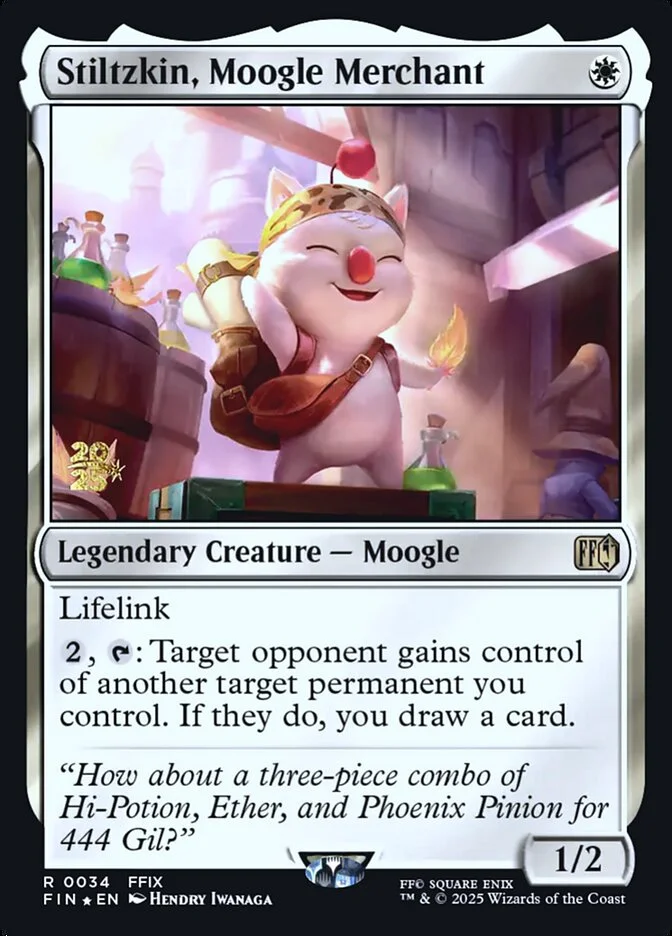 Stiltzkin, Moogle Merchant (Final Fantasy Promos) - Magic: The Gathering in TCG Land