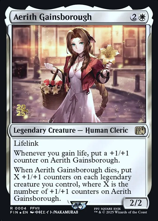 Aerith Gainsborough (Final Fantasy Promos) - Magic: The Gathering in TCG Land