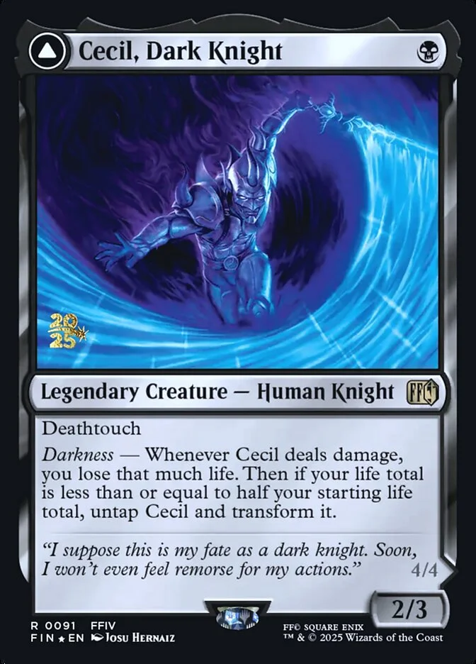 Cecil, Dark Knight / Cecil, Redeemed Paladin