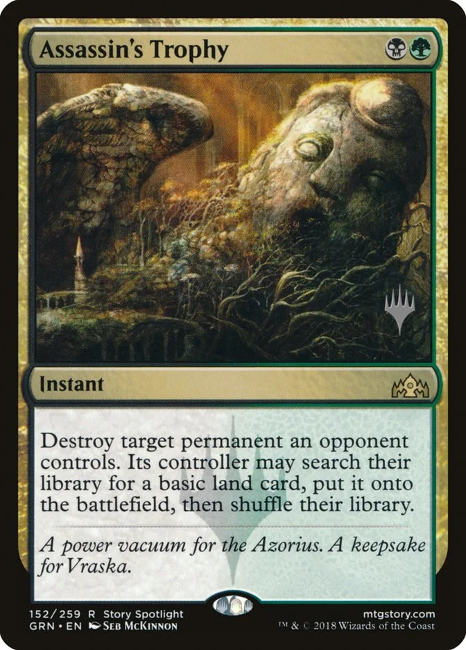Assassin's Trophy (Guilds of Ravnica Promos) - Magic: The Gathering in TCG Land