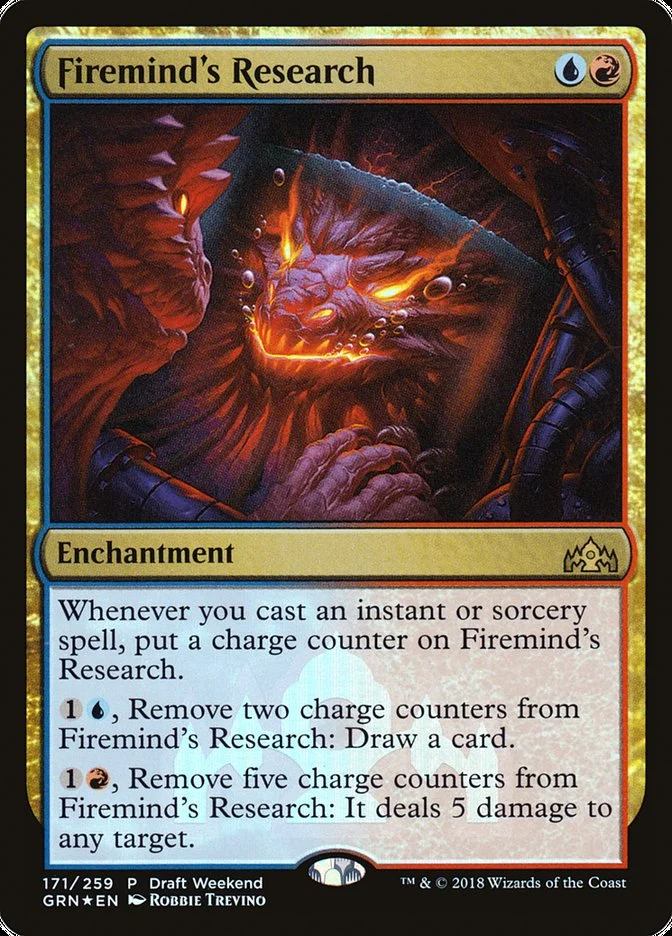 Firemind's Research (Guilds of Ravnica Promos) - Magic: The Gathering in TCG Land