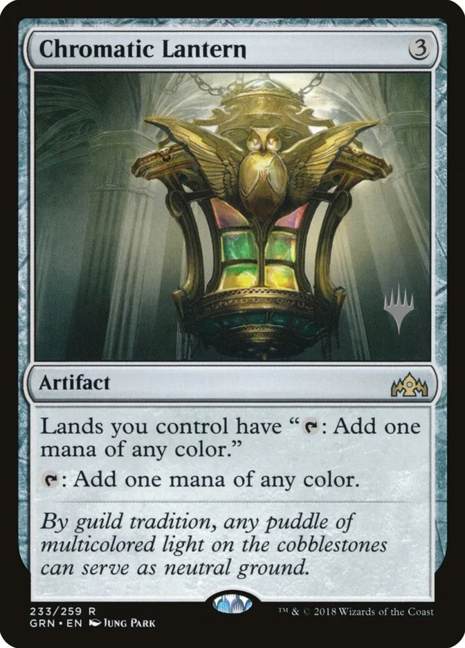 Chromatic Lantern (Guilds of Ravnica Promos) - Magic: The Gathering in TCG Land