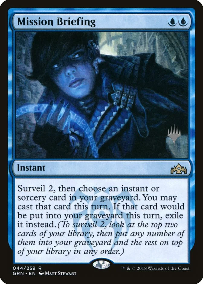 Mission Briefing (Guilds of Ravnica Promos) - Magic: The Gathering in TCG Land