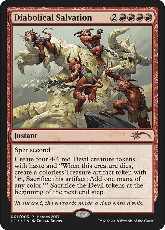 Diabolical Salvation (2017 Heroes of the Realm) - Magic: The Gathering in TCG Land