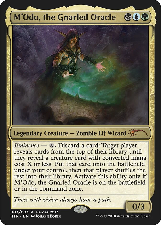 M'Odo, the Gnarled Oracle (2017 Heroes of the Realm) - Magic: The Gathering in TCG Land