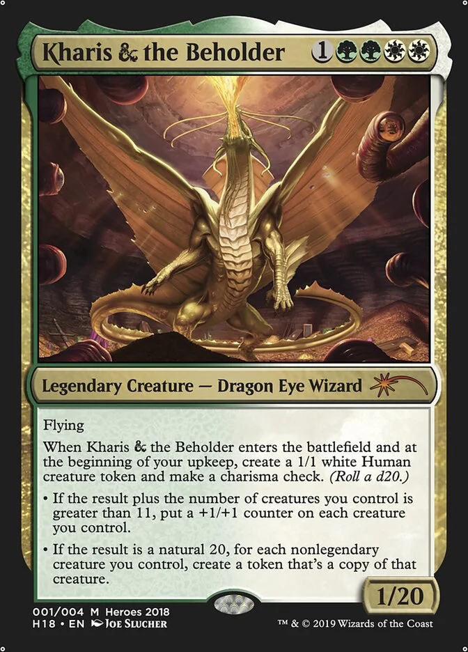 Kharis & The Beholder (2018 Heroes of the Realm) - Magic: The Gathering in TCG Land
