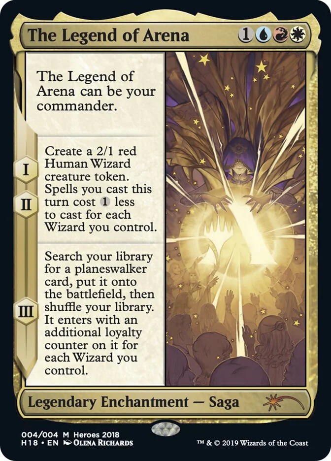 The Legend of Arena (2018 Heroes of the Realm) - Magic: The Gathering in TCG Land