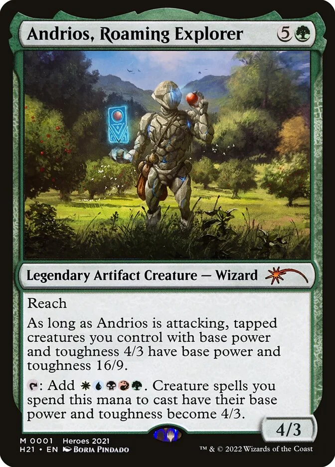 Andrios, Roaming Explorer (2021 Heroes of the Realm) - Magic: The Gathering in TCG Land México