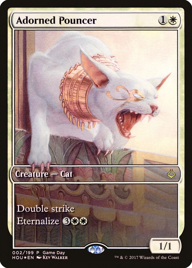 Adorned Pouncer (Hour of Devastation Promos) - Magic: The Gathering in TCG Land