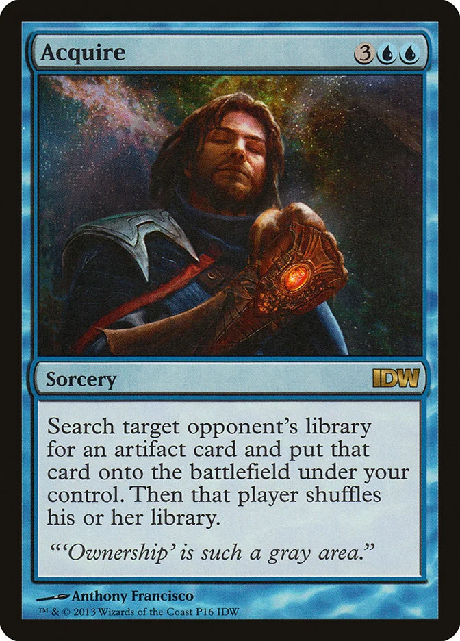 Acquire (IDW Comics Inserts) - Magic: The Gathering in TCG Land