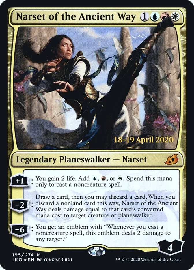 Narset of the Ancient Way (Ikoria: Lair of Behemoths Promos) - Magic: The Gathering in TCG Land
