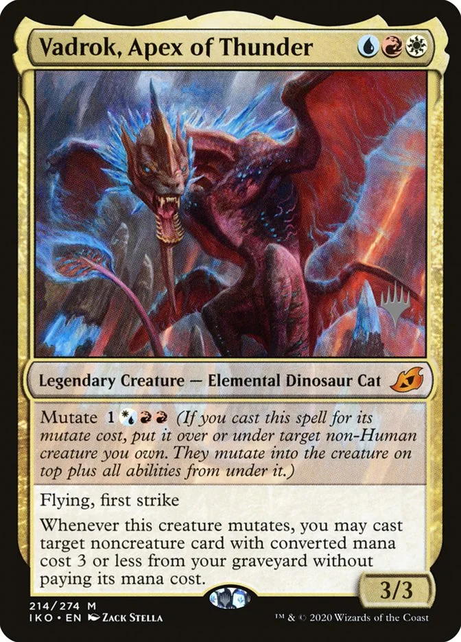 Vadrok, Apex of Thunder (Ikoria: Lair of Behemoths Promos) - Magic: The Gathering in TCG Land