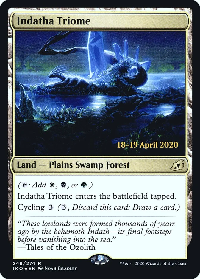 Indatha Triome (Ikoria: Lair of Behemoths Promos) - Magic: The Gathering in TCG Land