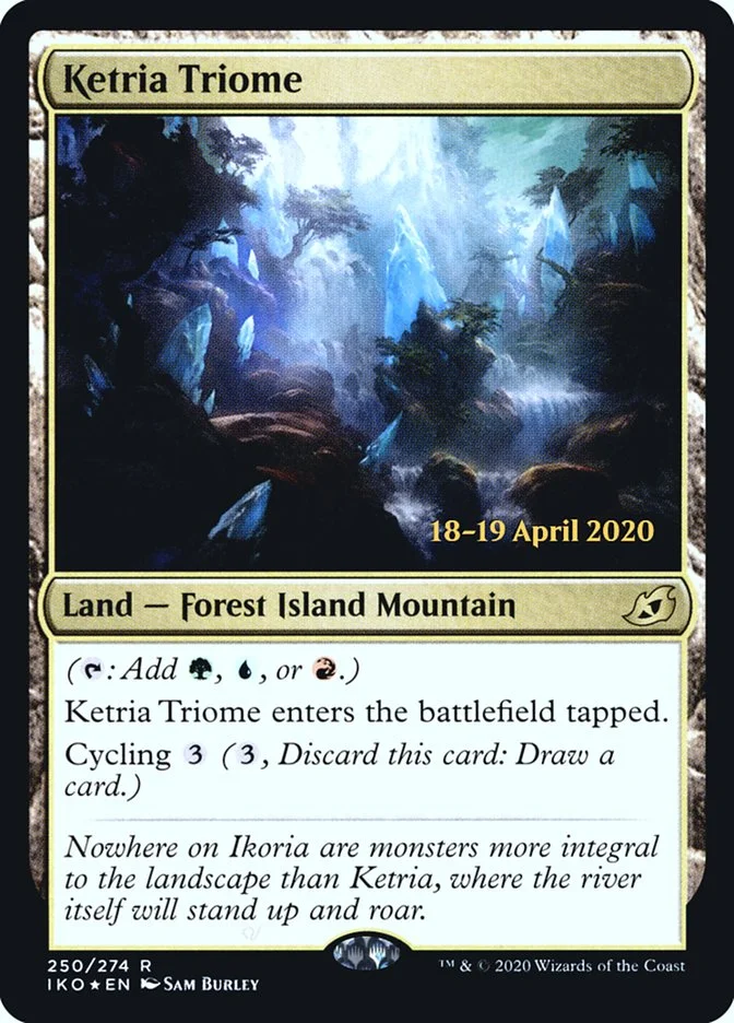 Ketria Triome (Ikoria: Lair of Behemoths Promos) - Magic: The Gathering in TCG Land