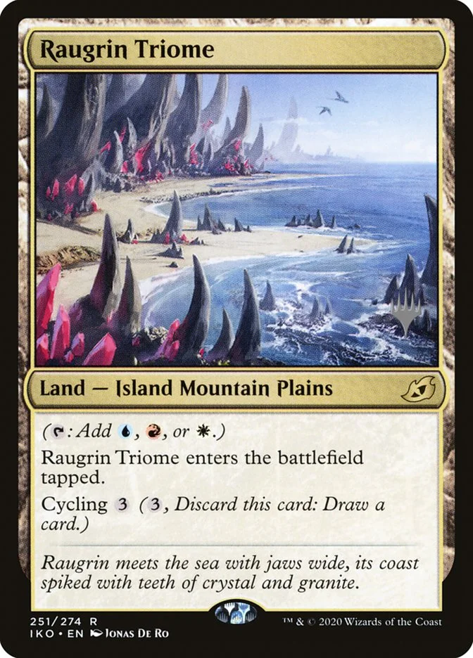 Raugrin Triome (Ikoria: Lair of Behemoths Promos) - Magic: The Gathering in TCG Land