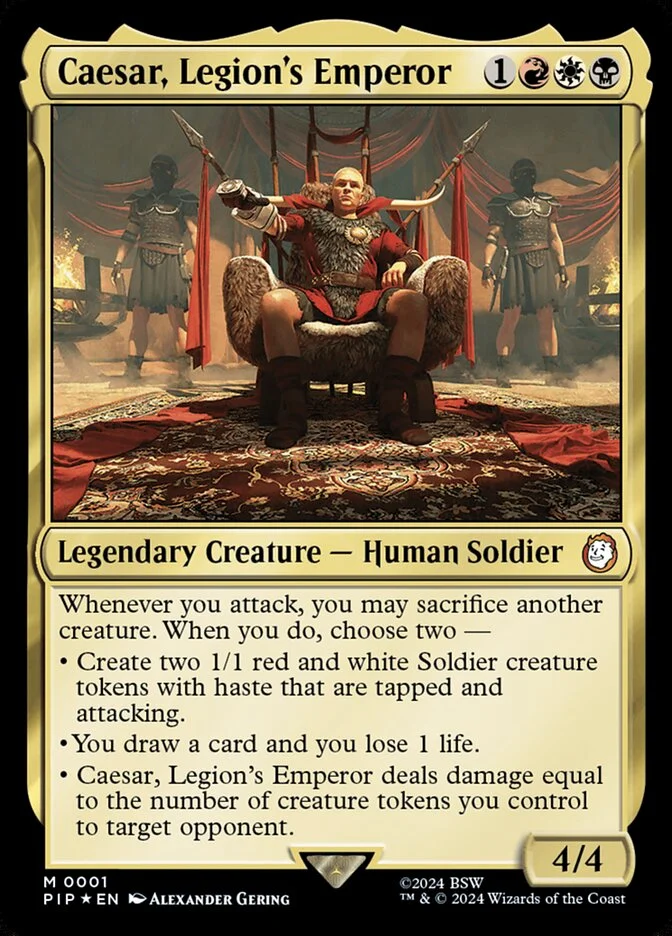 Caesar, Legion's Emperor (Fallout) - Magic: The Gathering in TCG Land