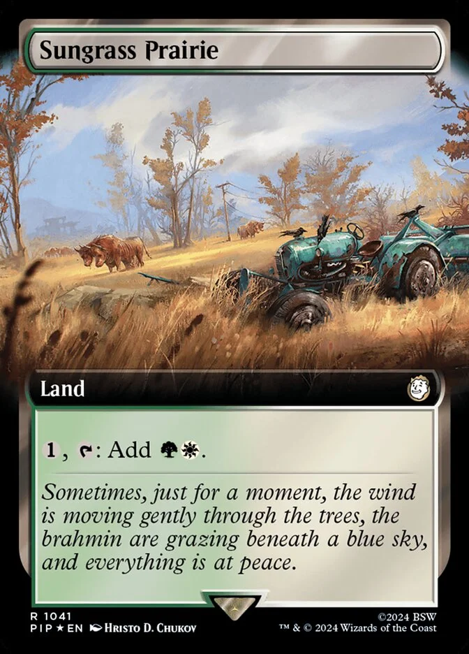 Sungrass Prairie (Fallout) - Magic: The Gathering in TCG Land