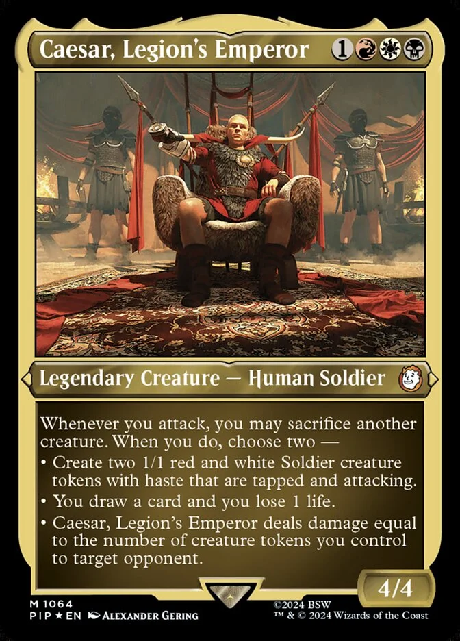 Caesar, Legion's Emperor (Fallout) - Magic: The Gathering in TCG Land