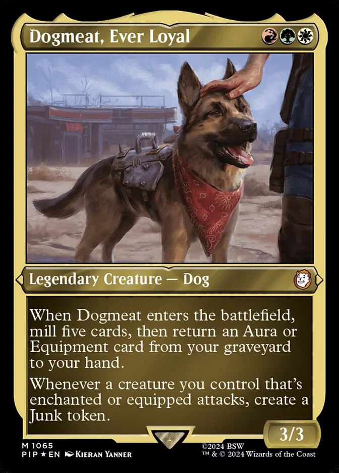 Dogmeat, Ever Loyal (Fallout) - Magic: The Gathering in TCG Land