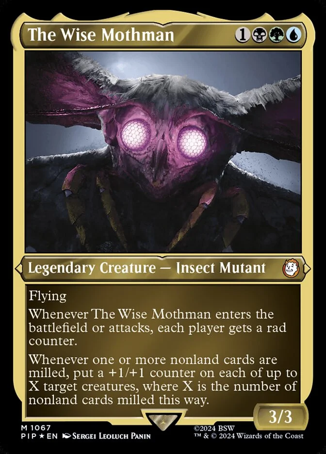 The Wise Mothman (Fallout) - Magic: The Gathering in TCG Land