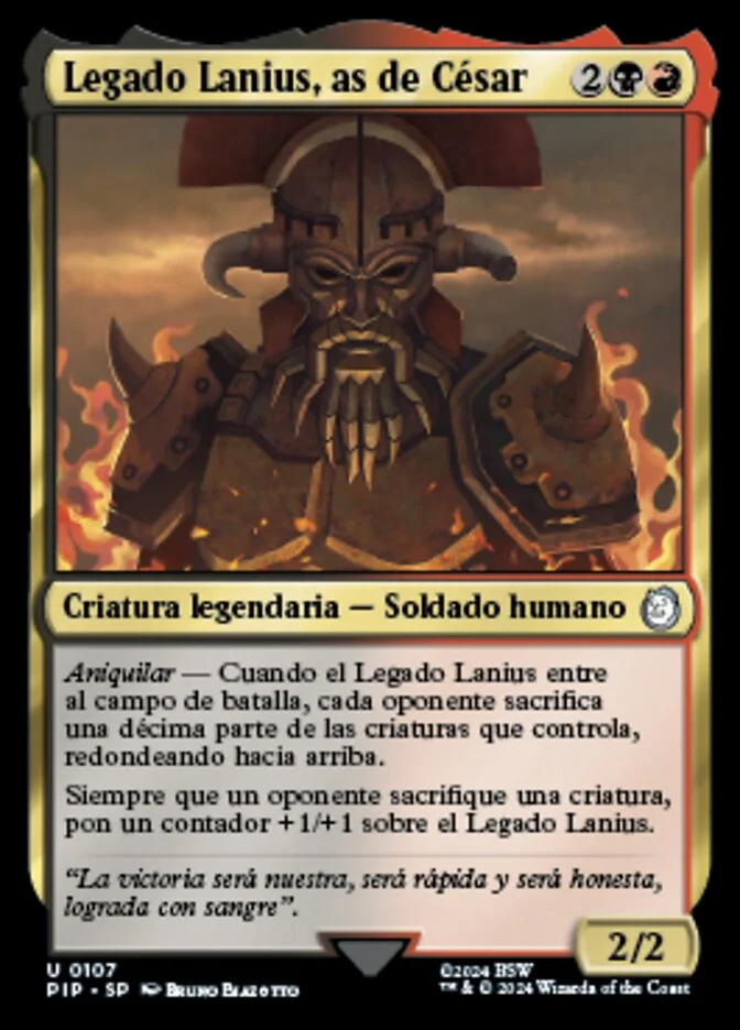 Legado Lanius, as de César (Fallout) - Magic: The Gathering in TCG Land