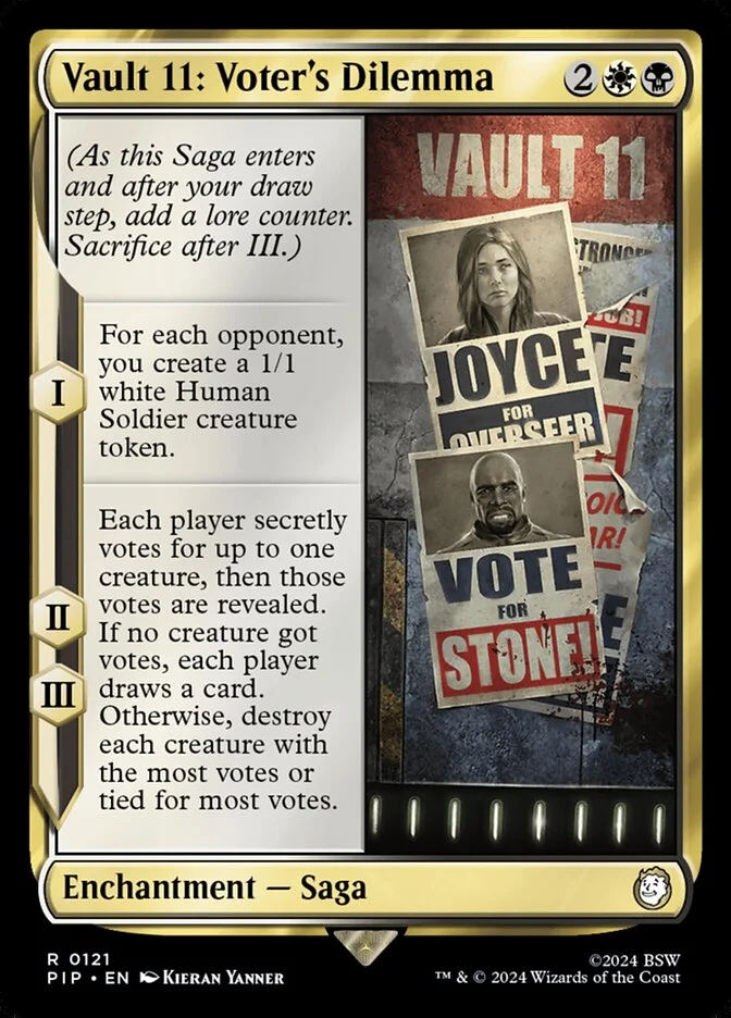 Vault 11: Voter's Dilemma (Fallout) - Magic: The Gathering in TCG Land México