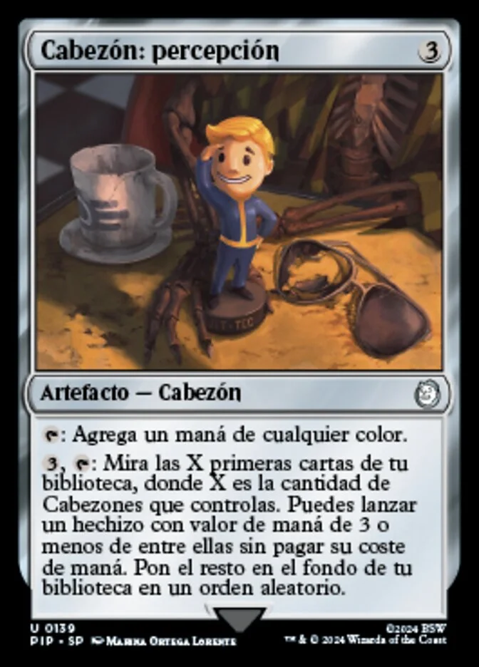 Cabezón: percepción (Fallout) - Magic: The Gathering in TCG Land