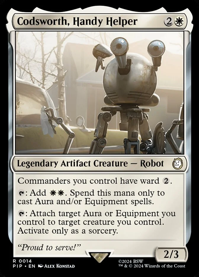 Codsworth, Handy Helper (Fallout) - Magic: The Gathering in TCG Land