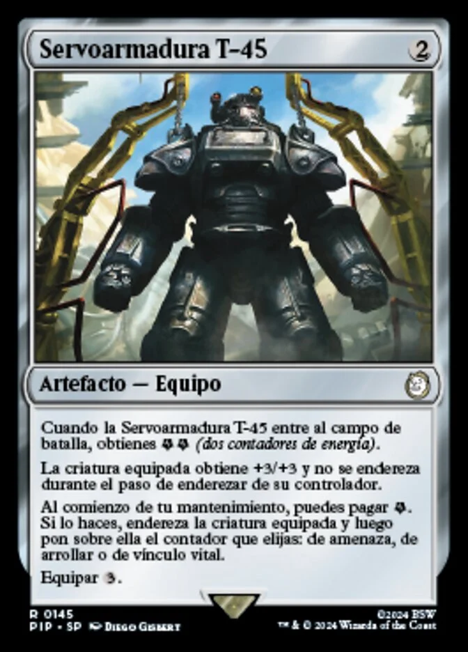 Servoarmadura T-45 (Fallout) - Magic: The Gathering in TCG Land