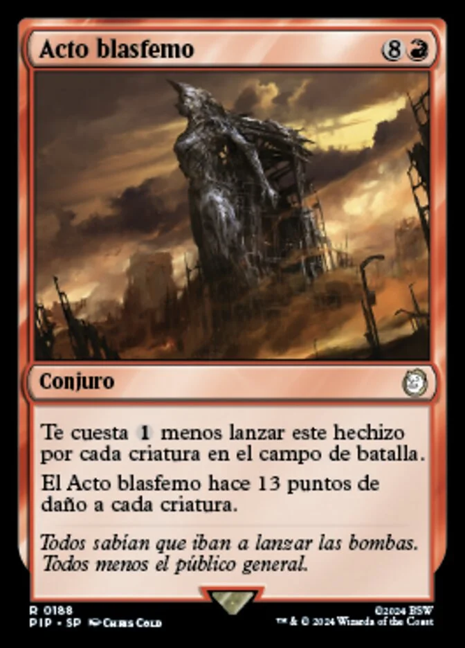 Acto blasfemo (Fallout) - Magic: The Gathering in TCG Land