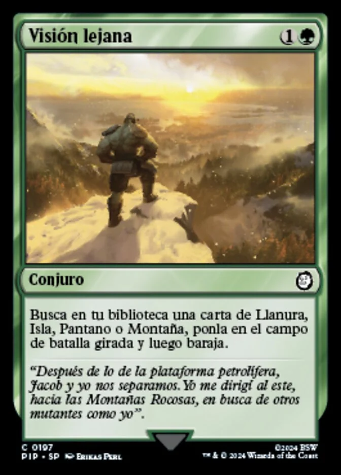 Visión lejana (Fallout) - Magic: The Gathering in TCG Land