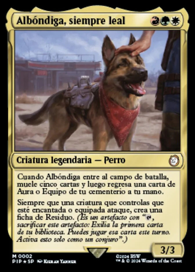Albóndiga, siempre leal (Fallout) - Magic: The Gathering in TCG Land