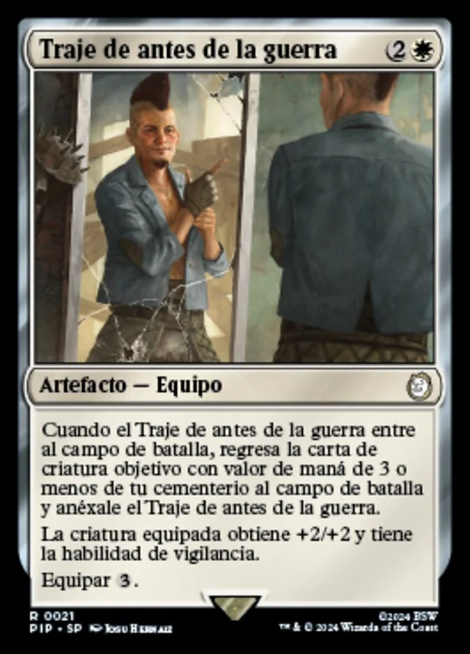 Traje de antes de la guerra (Fallout) - Magic: The Gathering in TCG Land