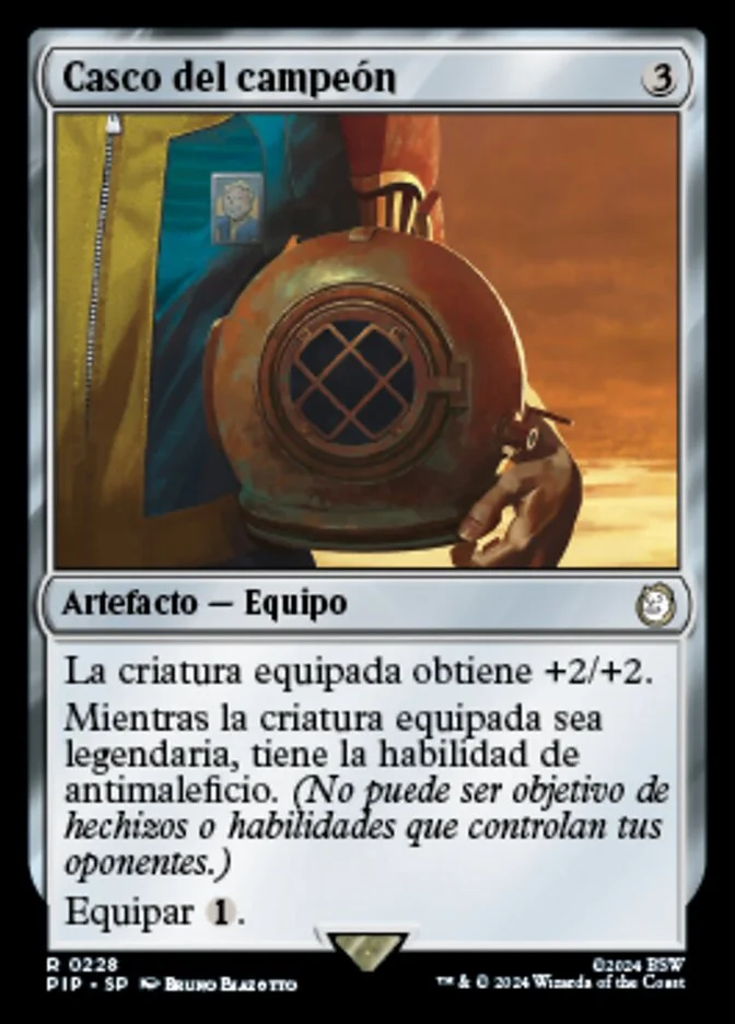 Casco del campeón (Fallout) - Magic: The Gathering in TCG Land