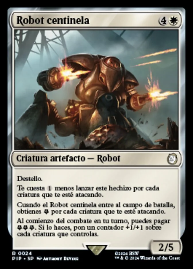 Robot centinela (Fallout) - Magic: The Gathering in TCG Land México