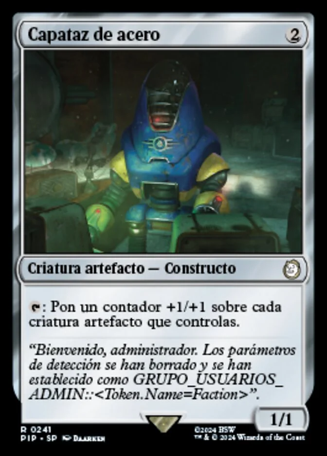 Capataz de acero (Fallout) - Magic: The Gathering in TCG Land