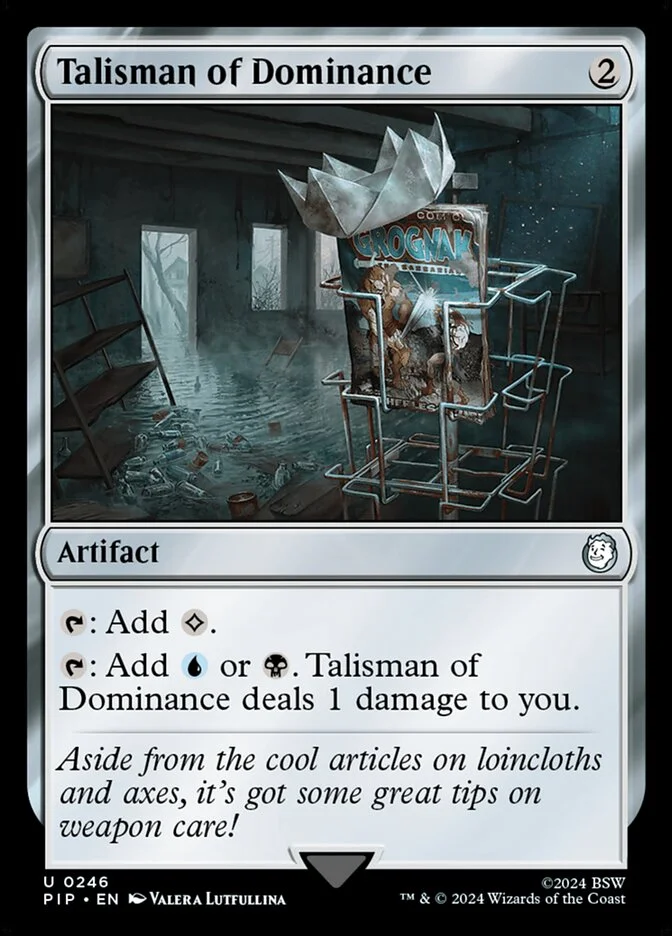 Talisman of Dominance (Fallout) - Magic: The Gathering in TCG Land