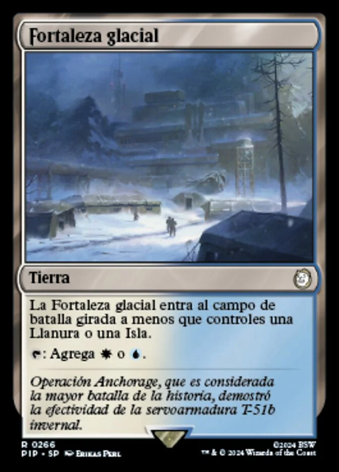 Fortaleza glacial (Fallout) - Magic: The Gathering in TCG Land