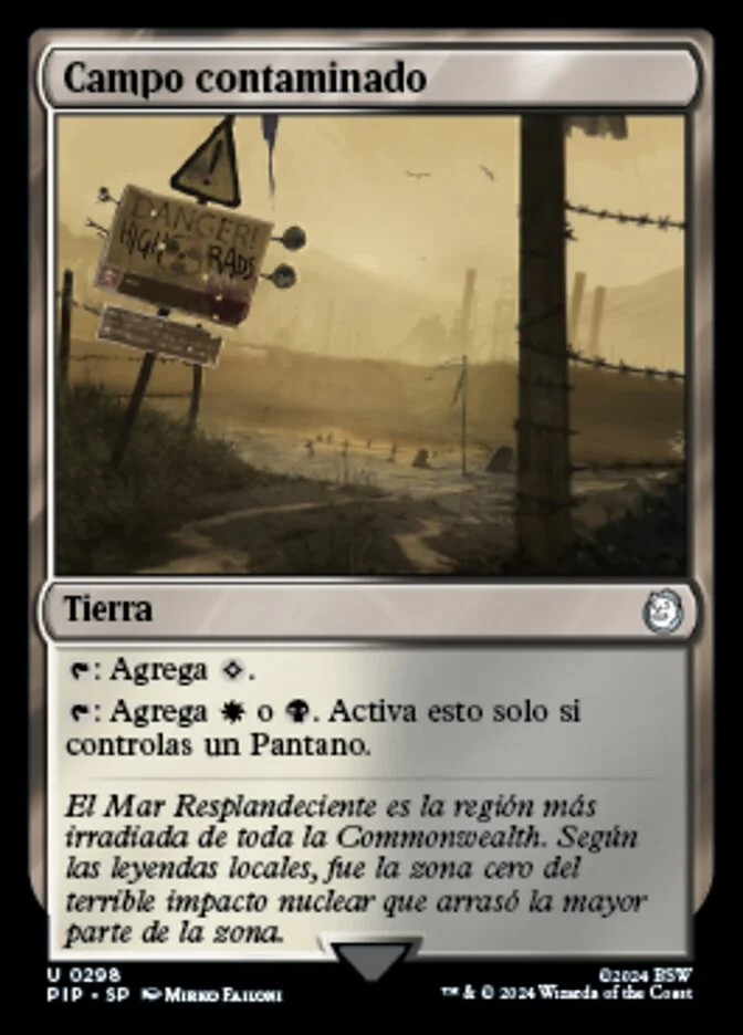 Campo contaminado (Fallout) - Magic: The Gathering in TCG Land