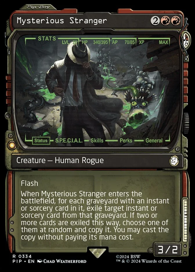 Mysterious Stranger (Fallout) - Magic: The Gathering in TCG Land