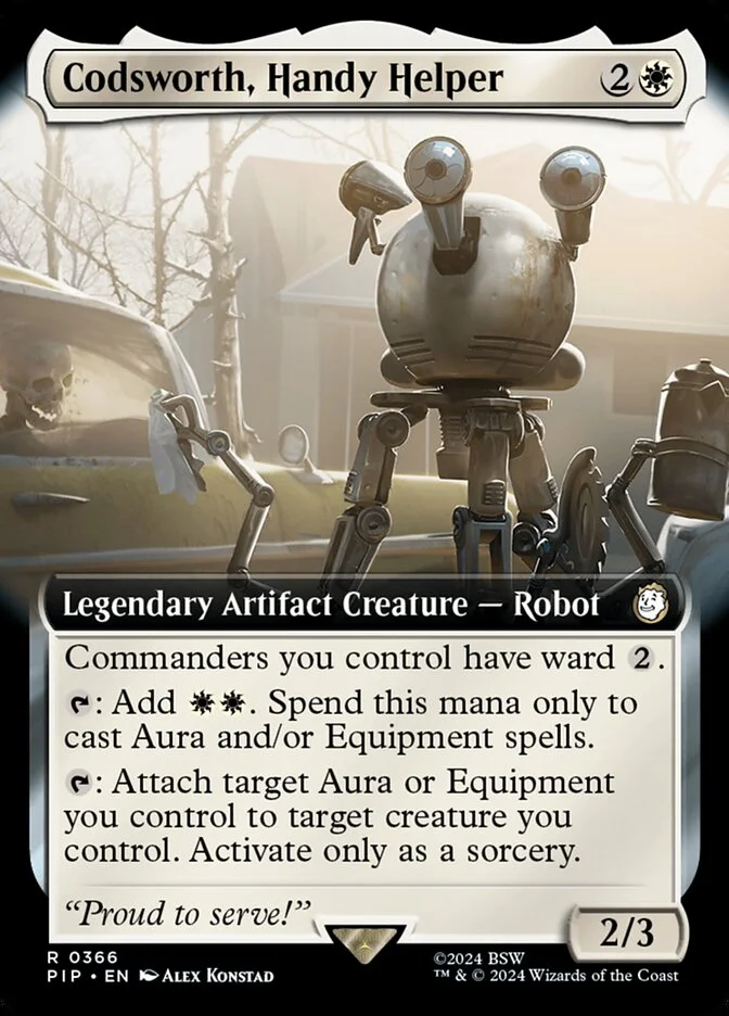 Codsworth, Handy Helper (Fallout) - Magic: The Gathering in TCG Land