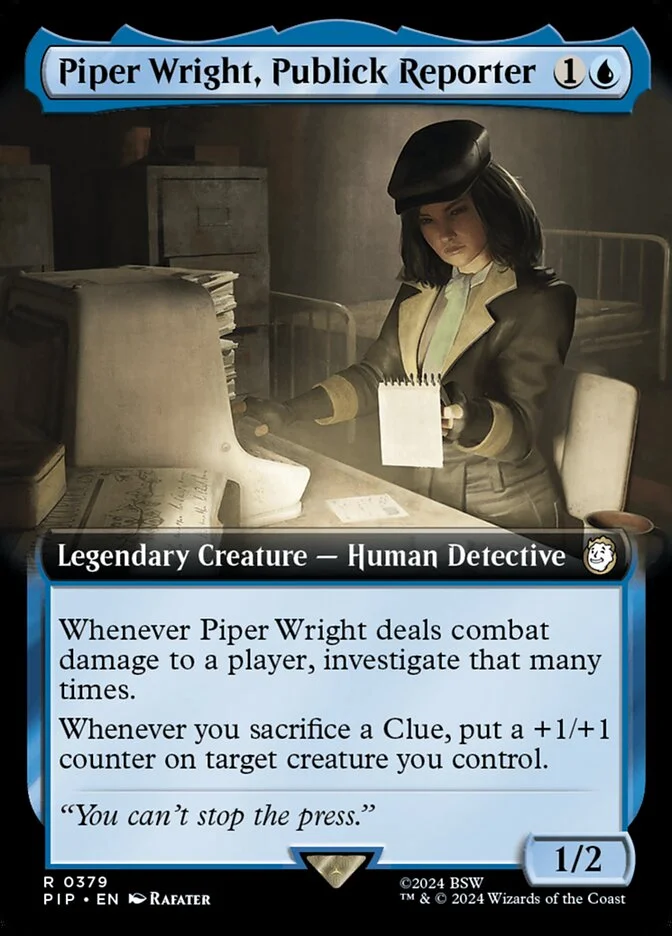Piper Wright, Publick Reporter (Fallout) - Magic: The Gathering in TCG Land