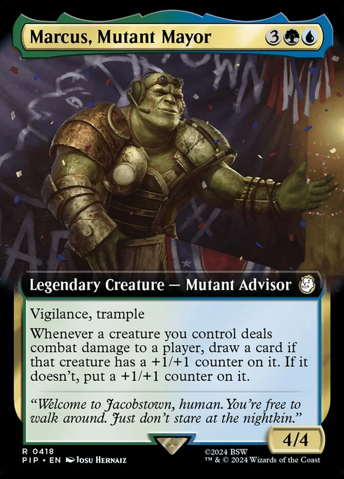 Marcus, Mutant Mayor (Fallout) - Magic: The Gathering in TCG Land