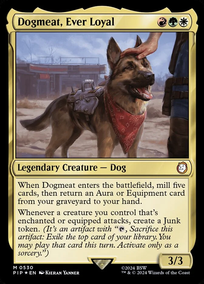 Dogmeat, Ever Loyal (Fallout) - Magic: The Gathering in TCG Land