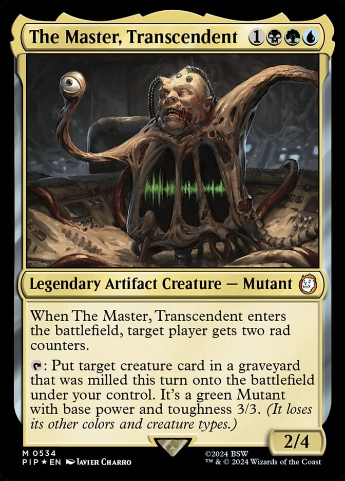 The Master, Transcendent (Fallout) - Magic: The Gathering in TCG Land