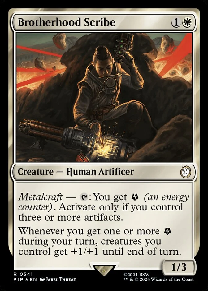 Brotherhood Scribe (Fallout) - Magic: The Gathering in TCG Land