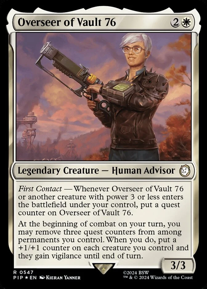 Overseer of Vault 76 (Fallout) - Magic: The Gathering in TCG Land