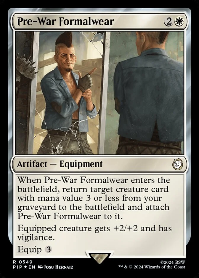 Pre-War Formalwear (Fallout) - Magic: The Gathering in TCG Land